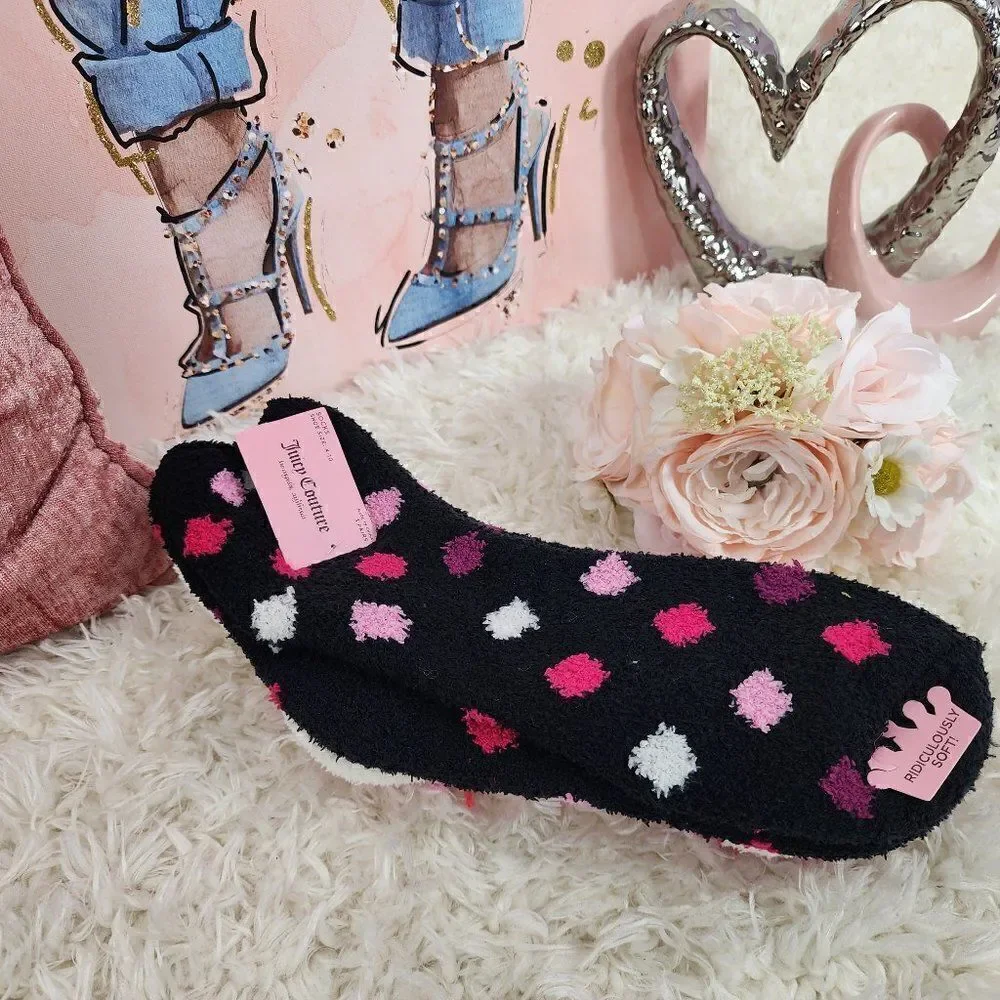 Juicy Couture Socks Multicolor3 Pairs Girls 4-10 NEW!